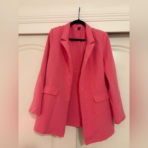 SHEIN Vibrant Pink Blazer